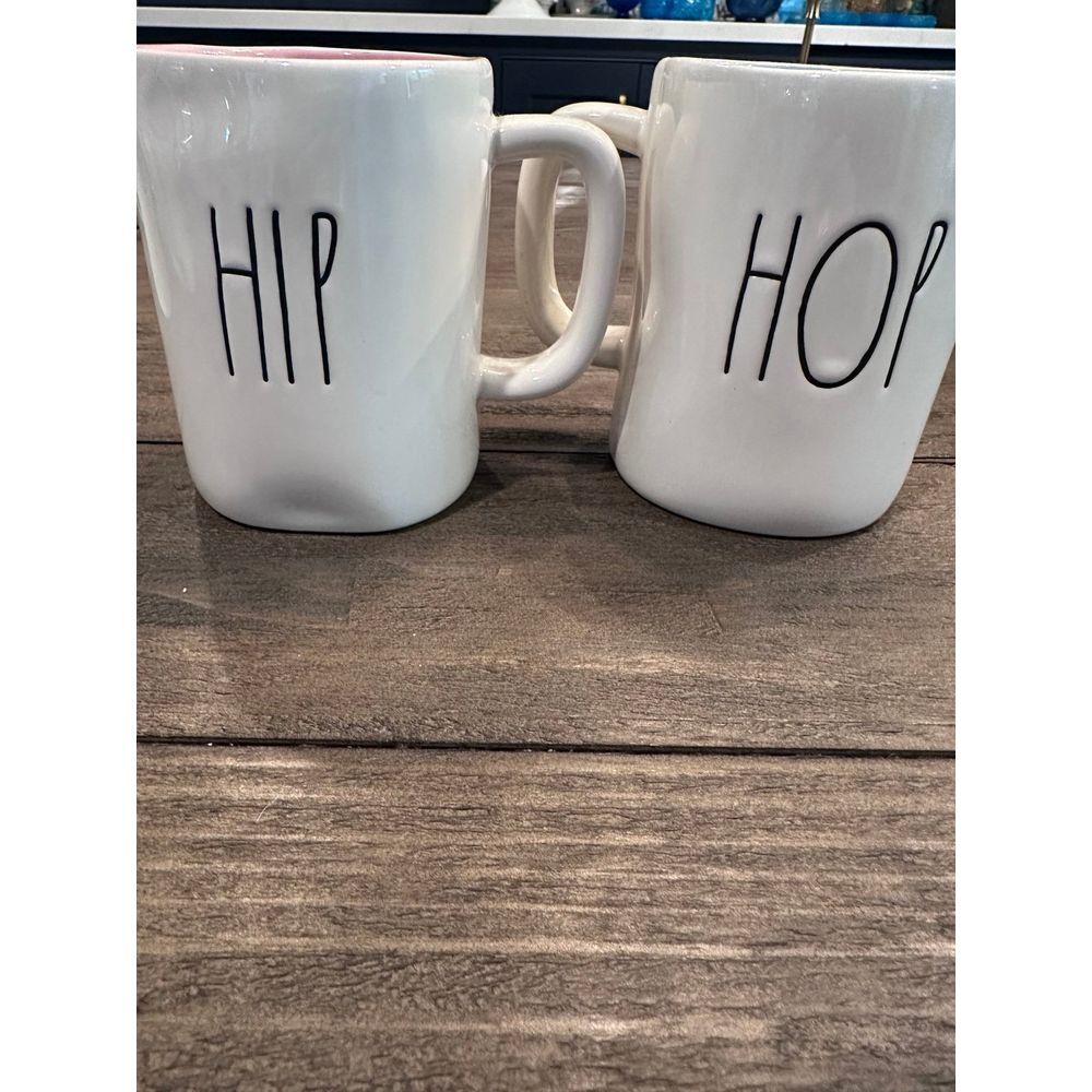 Rae‎ Dunn Hip Hop mugs dance Easter spring fun cups coffee tea